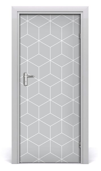 Naklejka fototapeta na drzwi Geometryczne tło