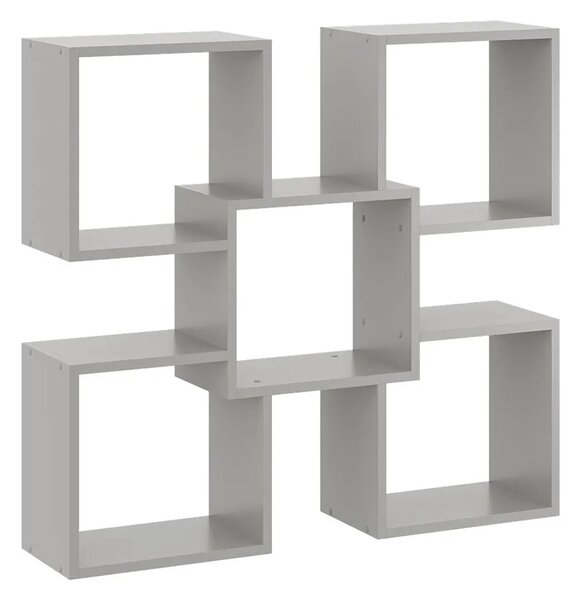Szara minimalistyczna półka ścienna Z9-C82
