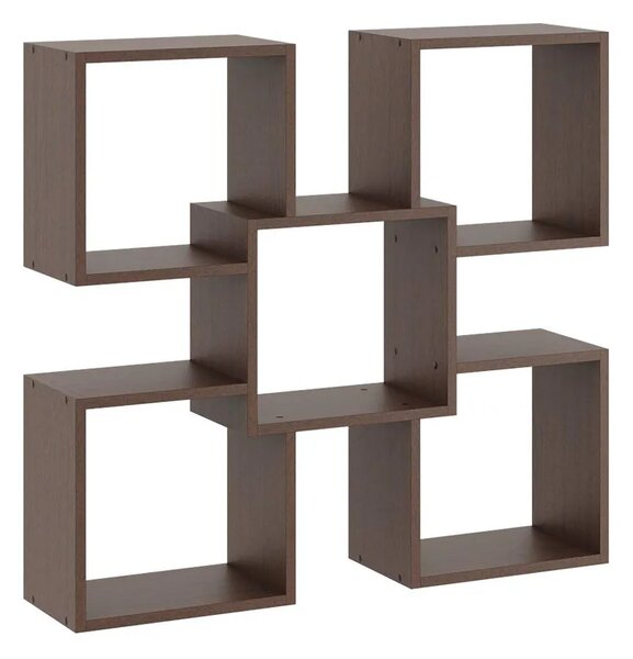 Minimalistyczna półka ścienna w kolorze wenge A3-W38