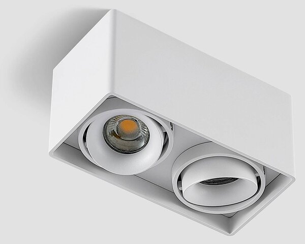 Arcchio Kubika downlight GU10, 2-pkt., biały