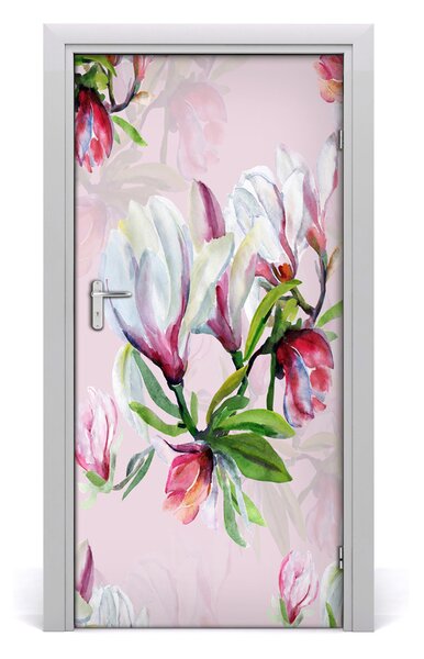 Okleina samoprzylepna fototapety na drzwi Magnolia