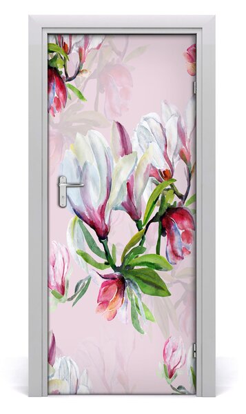 Okleina samoprzylepna fototapety na drzwi Magnolia