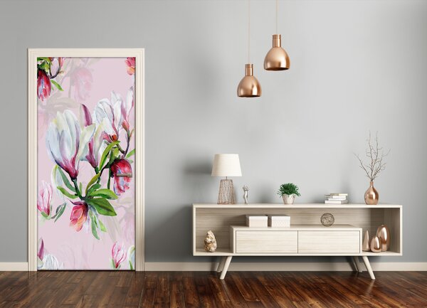 Okleina samoprzylepna fototapety na drzwi Magnolia