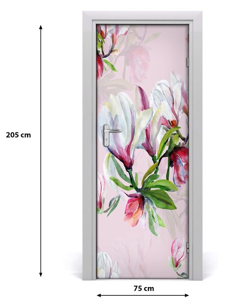 Okleina samoprzylepna fototapety na drzwi Magnolia