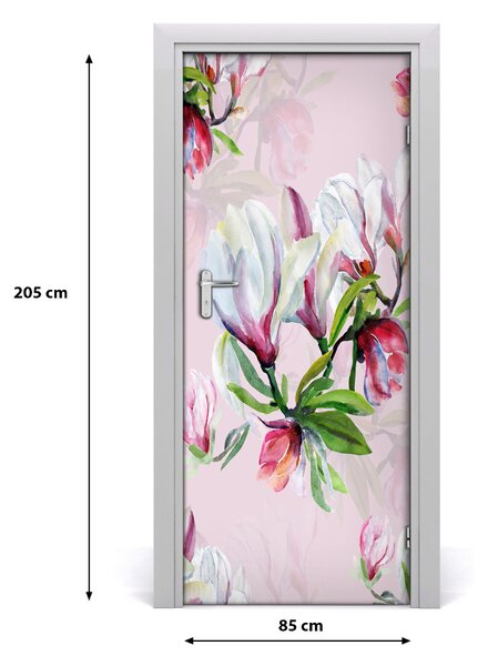 Okleina samoprzylepna fototapety na drzwi Magnolia