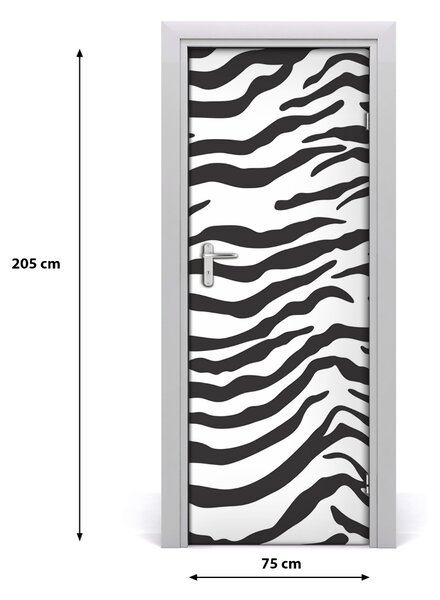 Naklejka fototapeta na drzwi do domu Zebra tło