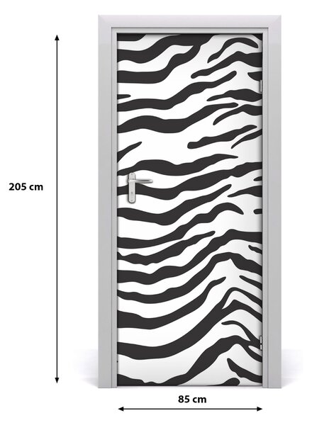 Naklejka fototapeta na drzwi do domu Zebra tło
