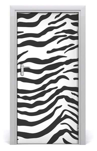 Naklejka fototapeta na drzwi do domu Zebra tło