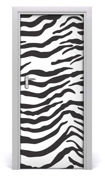 Naklejka fototapeta na drzwi do domu Zebra tło