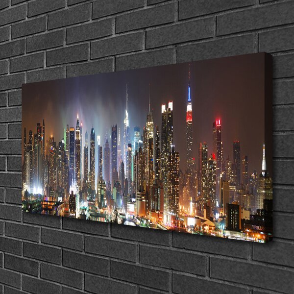 Obraz canvas Światła Nocnego Nowego Jorku