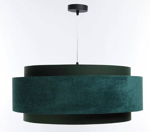 Zielona nowoczesna lampa wisząca welurowa - 6X A353 G6-Z68
