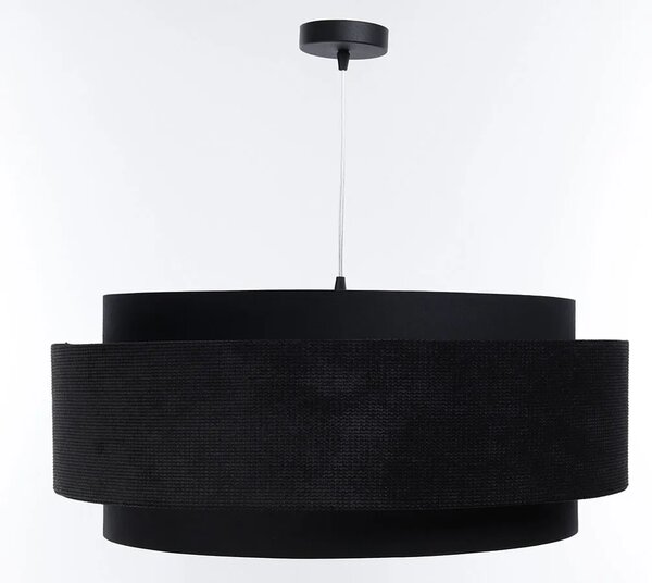 Czarna welurowa elegancka lampa nad stół - 4X A353 E7-M20