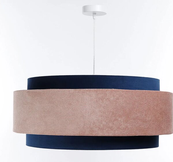 Niebiesko-różowa designerska lampa wisząca - A353 C3-W03