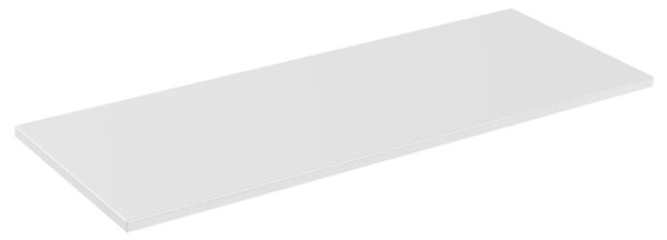 Biały długi blat do szafki umywalkowej 120 cm T3-G75
