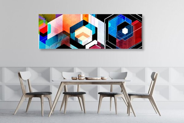 Obraz futurystyczna geometria