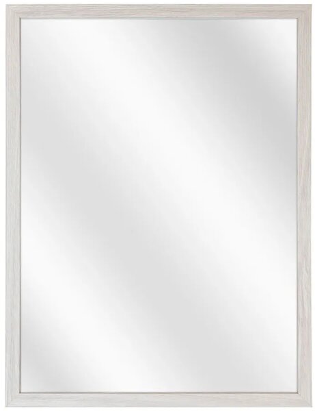 Drewniane lustro minimalistyczne biały dąb F7-R70