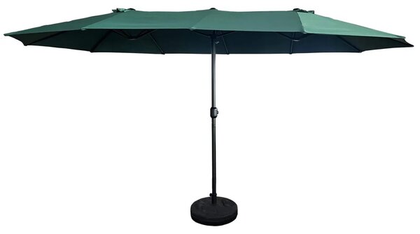 Ciemnozielony parasol do ogrodu K4-C95