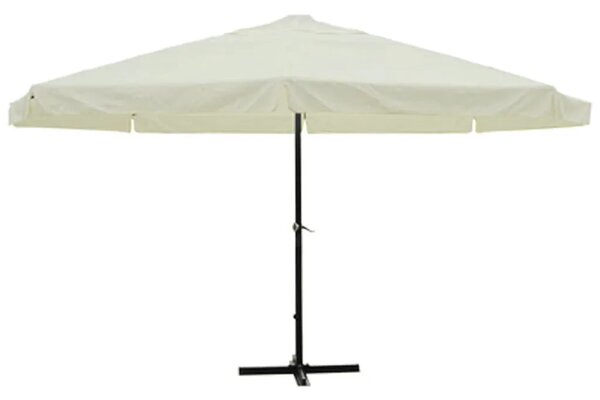 Biały ogrodowy parasol z aluminiową ramą R3-T95