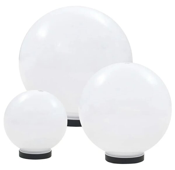 Zestaw 3 okrągłych lamp ogrodowych LED - 3X O013 N2-H60