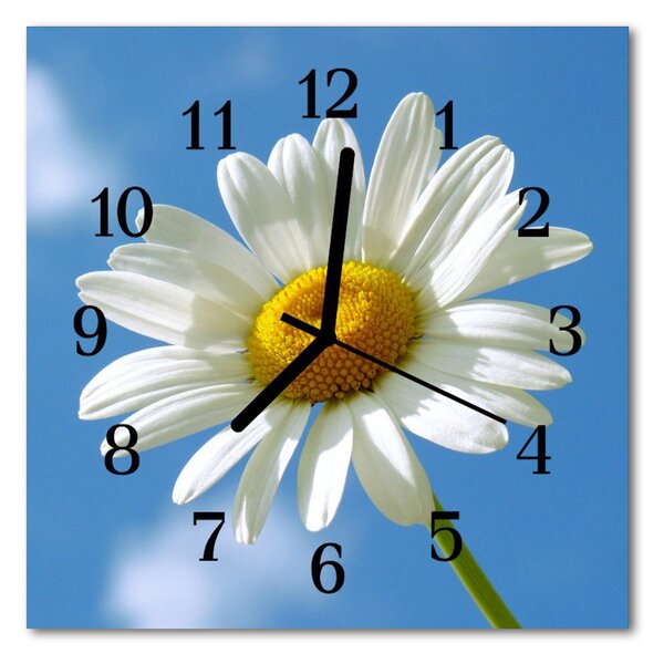 Zegar ścienny kwadrat Kwiat