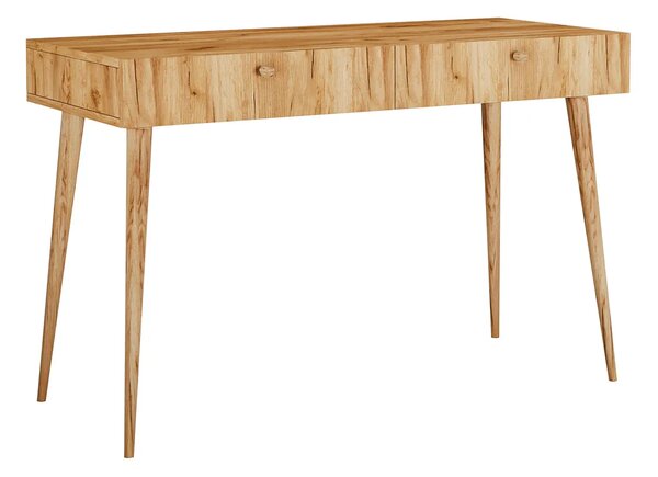 Skandynawskie biurko z szufladami dąb craft S7-F42