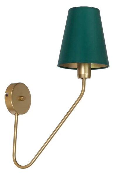 Zielono-mosiężny kinkiet glamour - 8X K425 G5-N74
