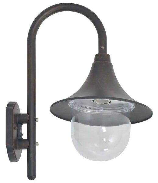 Brązowa zewnętrzna lampa ścienna - A465 G2-G24