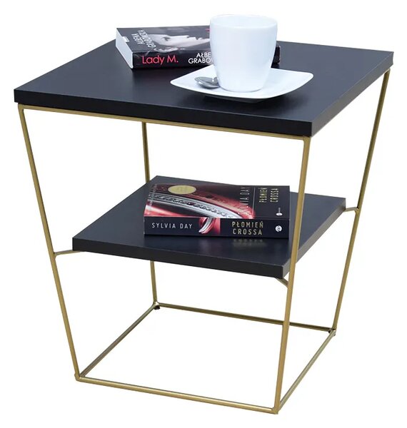 Stolik kawowy w stylu glamour czarny Z5-E68