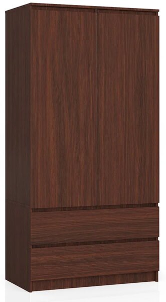 Klasyczna szafa na ubrania wenge S9-G58