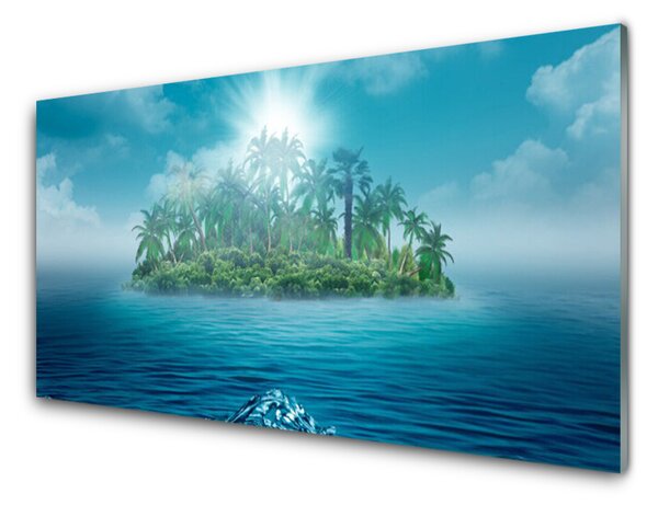 Obraz Szklany Wyspa Morze Krajobraz