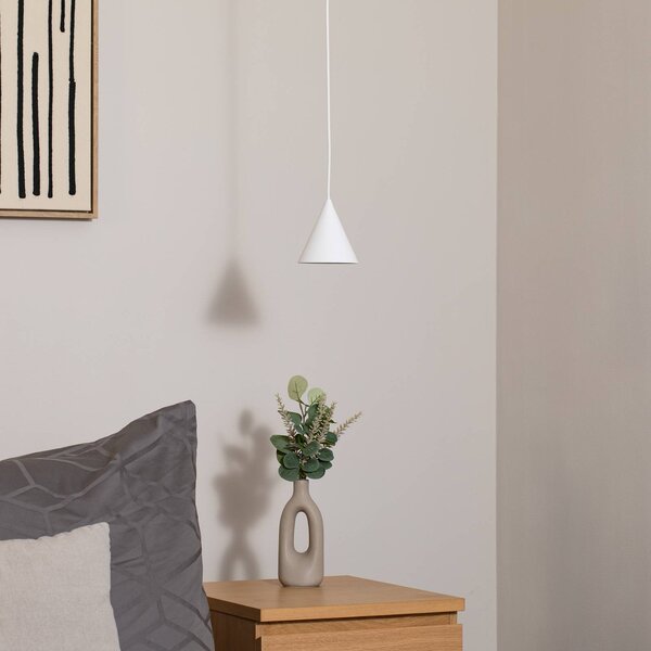 Lampa wisząca ZENITH Nowodvorski Lighting, możliwość ściemniania, biały / opal, salon / jadalnia, metal, nowoczesny