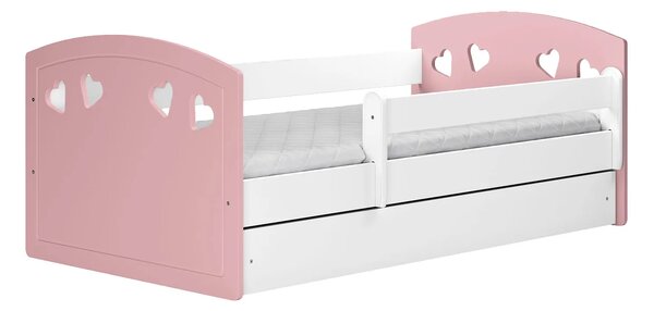 Łóżko dla dziewczynki z materacem 80x140 A1-W90