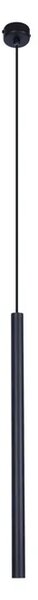 Czarna lampa wisząca sopel nad wyspę - S810 W6-Z31