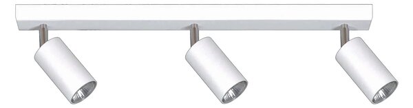 Biała trzypunktowa lampa sufitowa - 4X Biały S891 Z4-R22