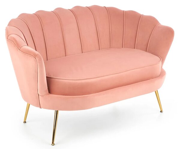 Różowa dwuosobowa sofa muszelka G7-P64
