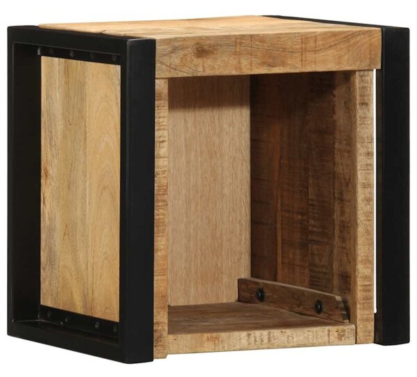 Szafka nocna 40x35x40 cm lite drewno surowe mango