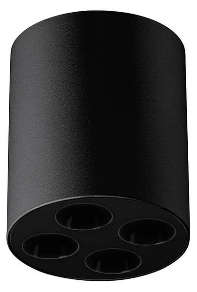 Czarny okrągły spot sufitowy LED - 6X A406 K2-R42