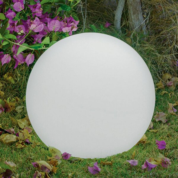 Newgarden Lampa stojąca Buly, Ø 60 cm Buly, biały / opal, tworzywo sztuczne, nowoczesny