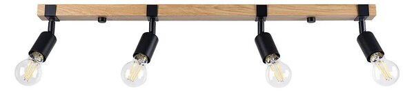 Czarny drewniany plafon w stylu loft A391 A3-Z01