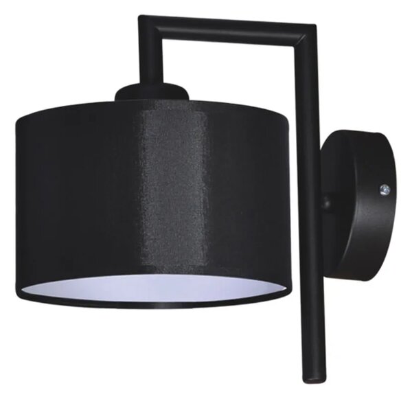 Czarny nowoczesny kinkiet z abażurem - S967 P2-G67