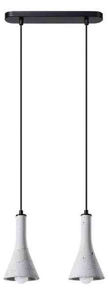Podwójna betonowa lampa wisząca loft - 3X A397 C3-N44