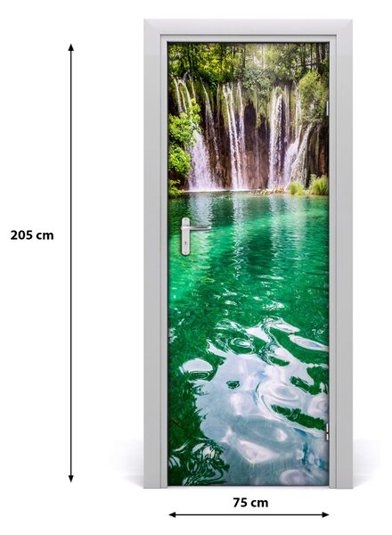 Naklejka fototapeta na drzwi Jeziora Plitwickie