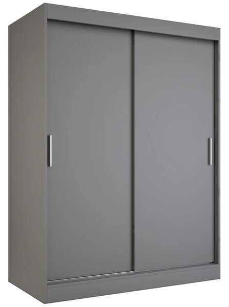 Antracytowa szafa przesuwna 150 cm P3-W62