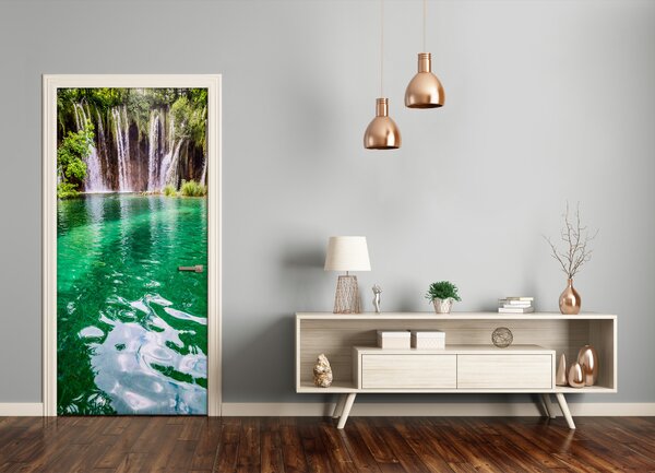 Naklejka fototapeta na drzwi Jeziora Plitwickie