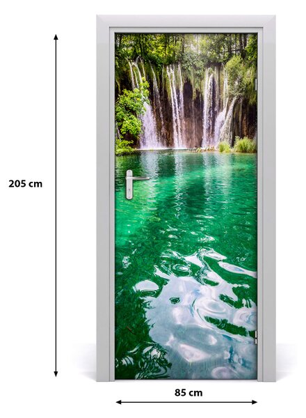 Naklejka fototapeta na drzwi Jeziora Plitwickie