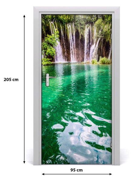 Naklejka fototapeta na drzwi Jeziora Plitwickie