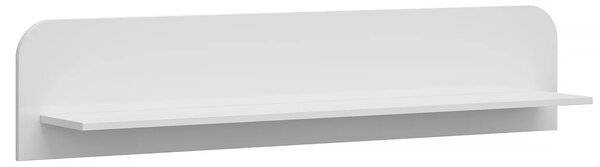 Biała minimalistyczna półka ścienna 140 cm H6-T44