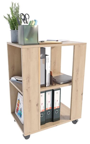 Mobilna szafka pod drukarkę dąb artisan T0-G73