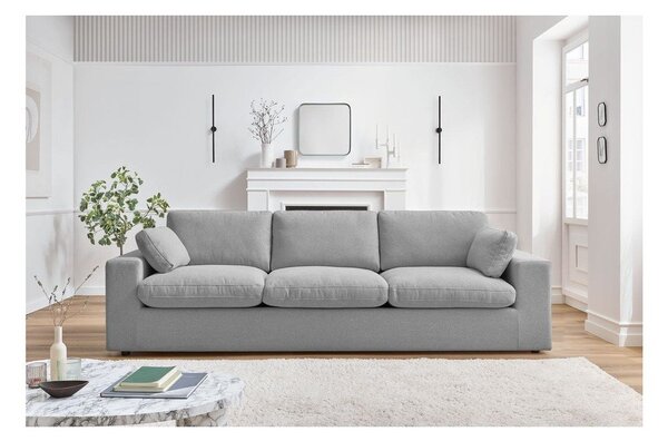 Jasnoszara sofa 250 cm Belair – Bobochic Paris