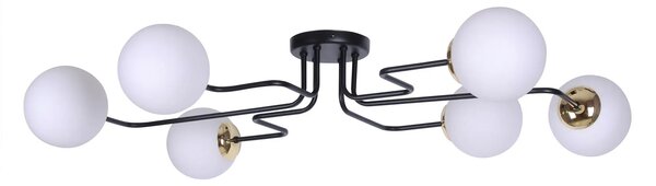 Sześcioramienna duża lampa sufitowa - 4X S852 Z9-A13